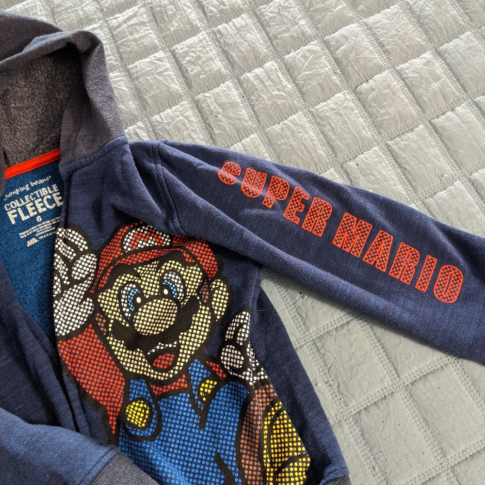 Boys Super Mario Hoodie and Tee Bundle